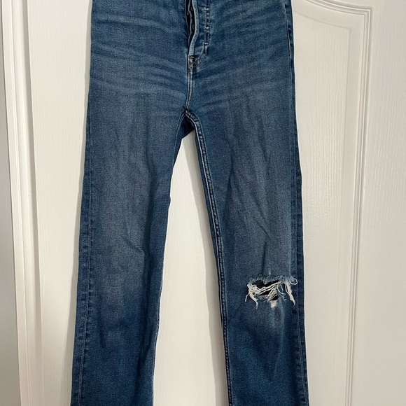 Re/done stovepipe stretch denim jeans - Picture 3 of 6